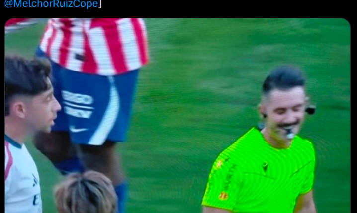 REAKCJA sędziego meczu Atletico-Real, gdy Valverde poprosił o WYJAŚNIENIE braku kartki xD